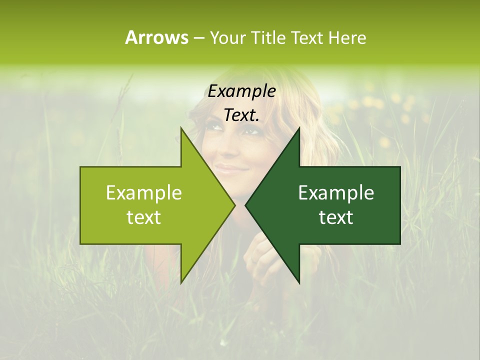 Hair Lips Natural PowerPoint Template