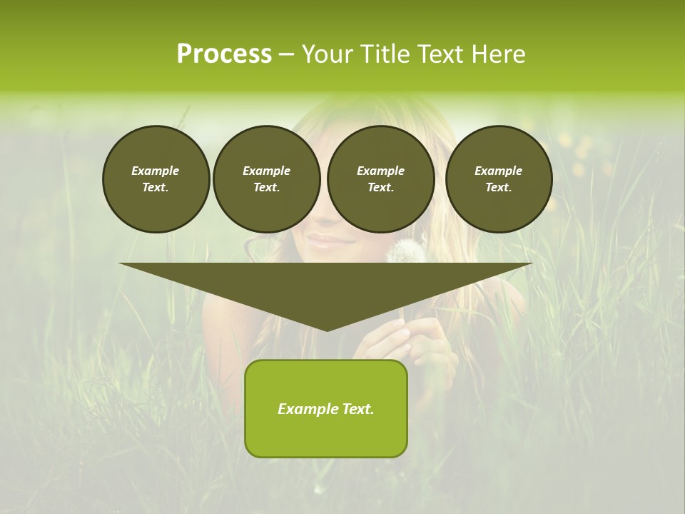 Hair Lips Natural PowerPoint Template