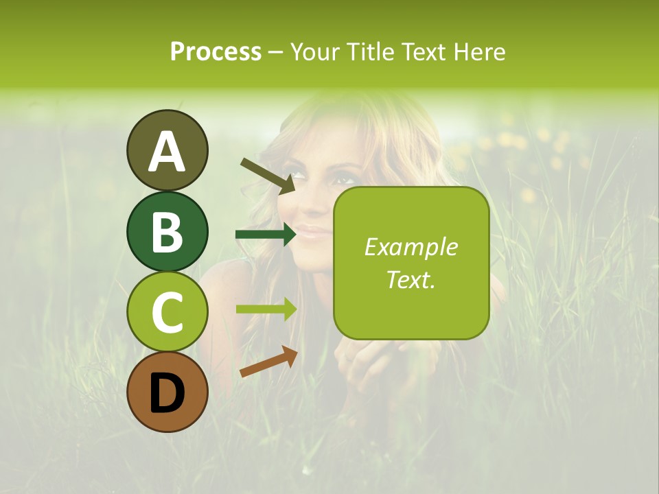 Hair Lips Natural PowerPoint Template