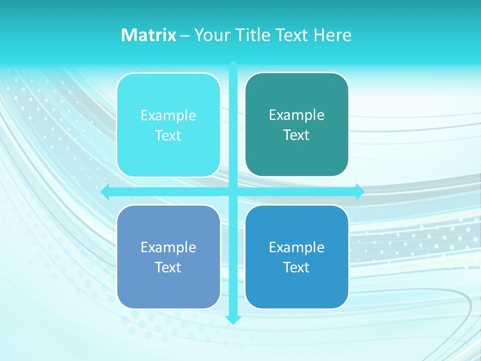 Futuristic Aqua Abstract PowerPoint Template