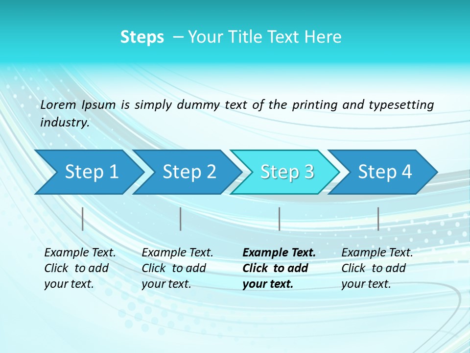 Futuristic Aqua Abstract PowerPoint Template