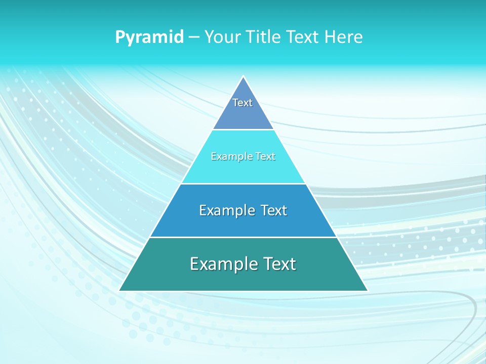 Futuristic Aqua Abstract PowerPoint Template