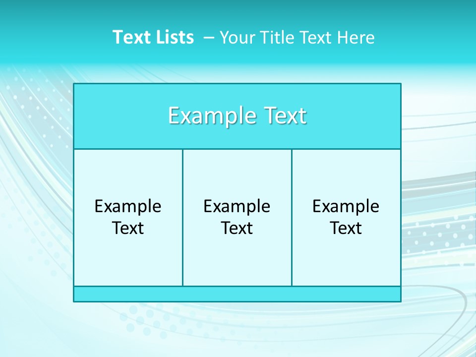 Futuristic Aqua Abstract PowerPoint Template