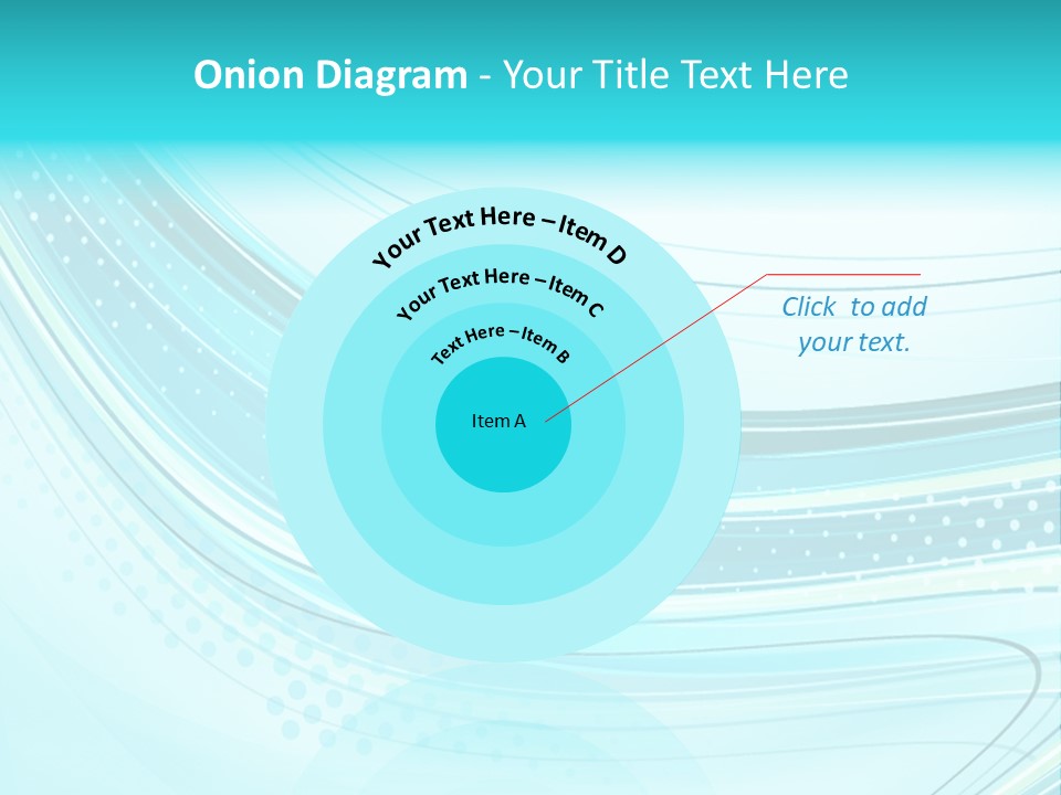 Futuristic Aqua Abstract PowerPoint Template