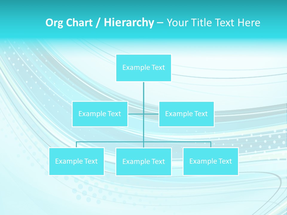 Futuristic Aqua Abstract PowerPoint Template