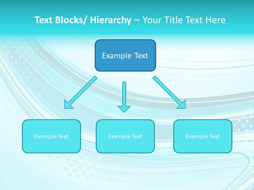 Futuristic Aqua Abstract PowerPoint Template