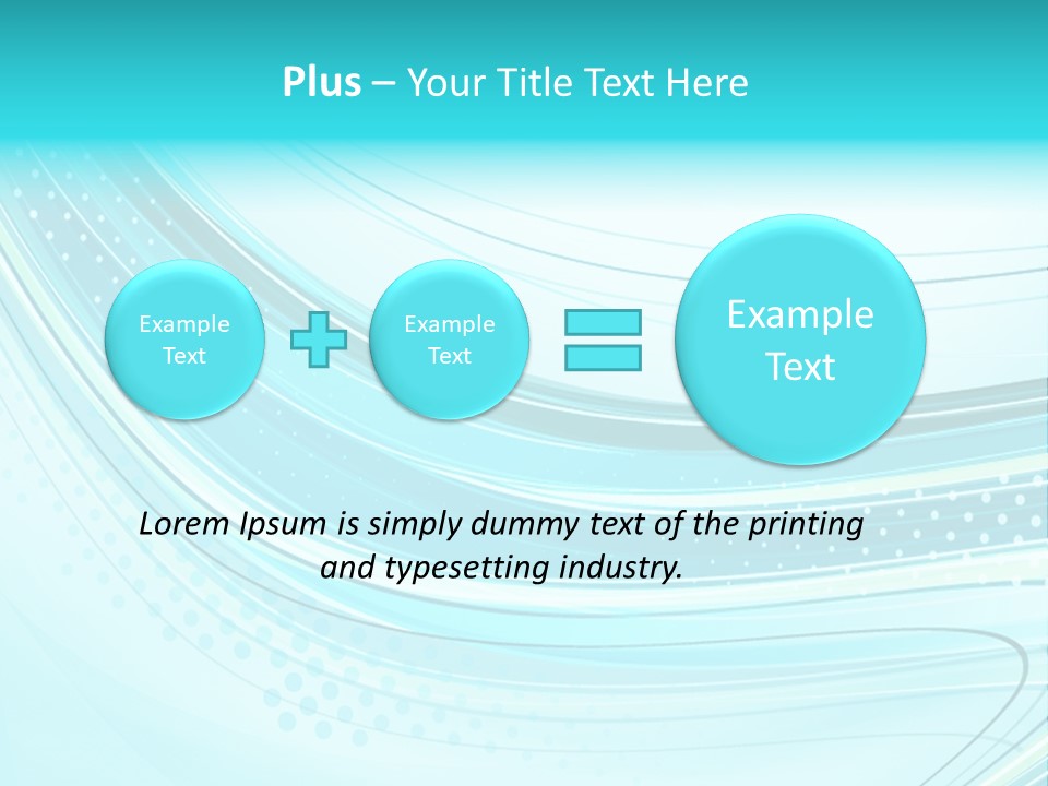 Futuristic Aqua Abstract PowerPoint Template