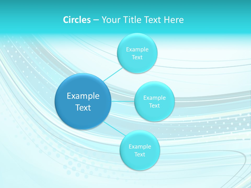 Futuristic Aqua Abstract PowerPoint Template