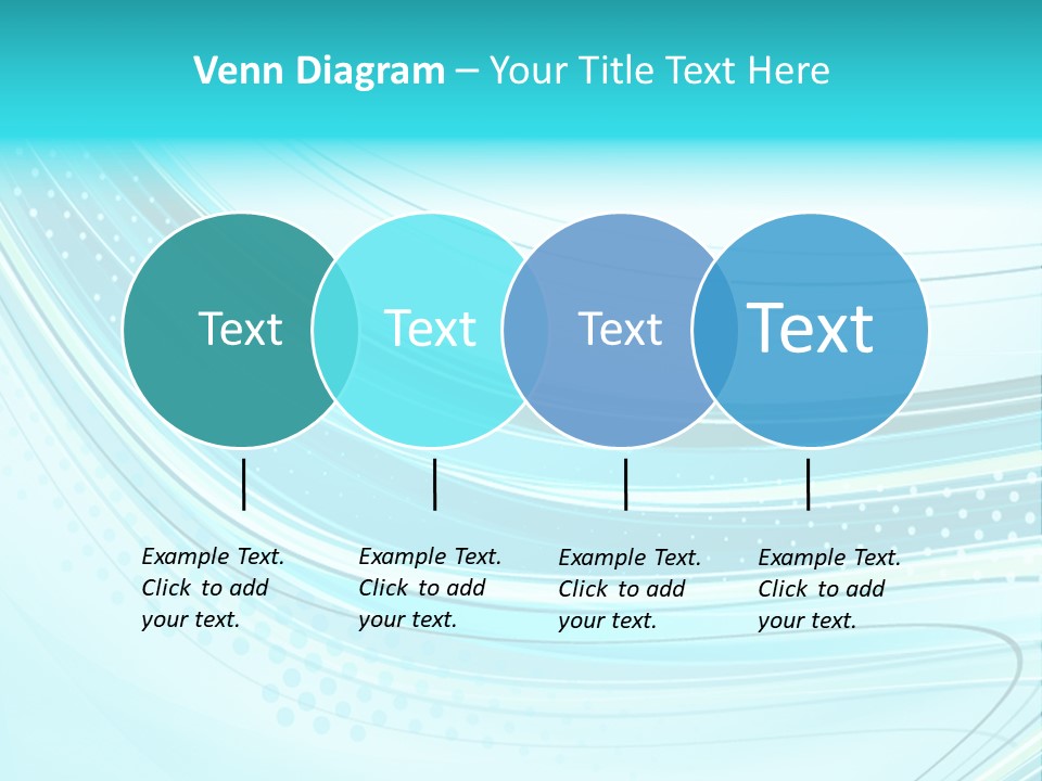 Futuristic Aqua Abstract PowerPoint Template