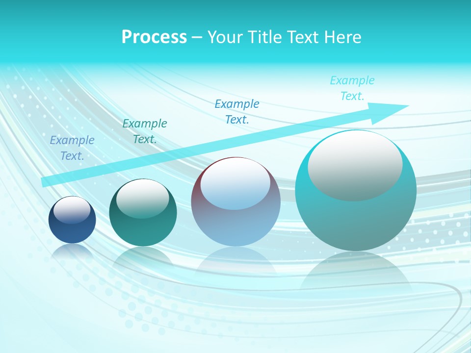 Futuristic Aqua Abstract PowerPoint Template