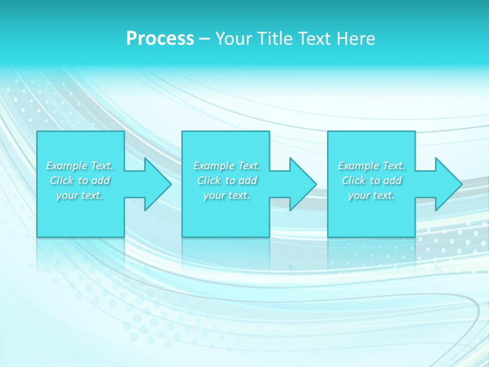 Futuristic Aqua Abstract PowerPoint Template