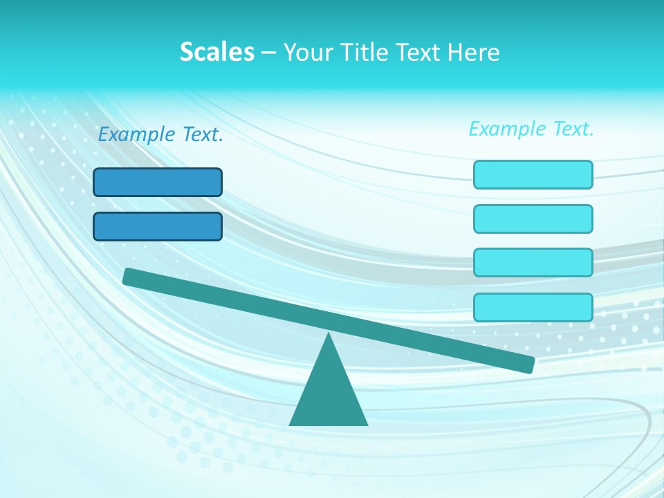 Futuristic Aqua Abstract PowerPoint Template