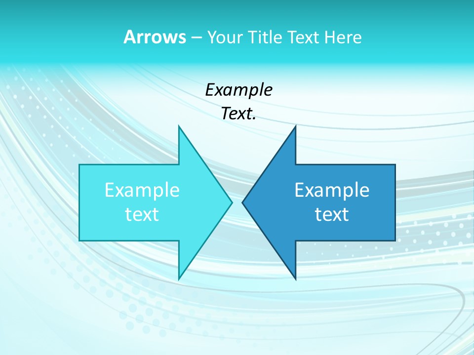 Futuristic Aqua Abstract PowerPoint Template