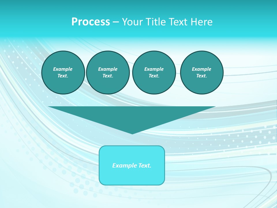 Futuristic Aqua Abstract PowerPoint Template