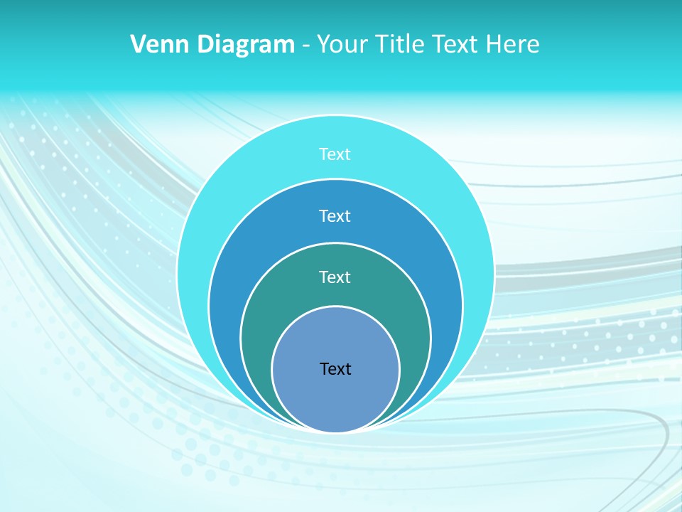 Futuristic Aqua Abstract PowerPoint Template