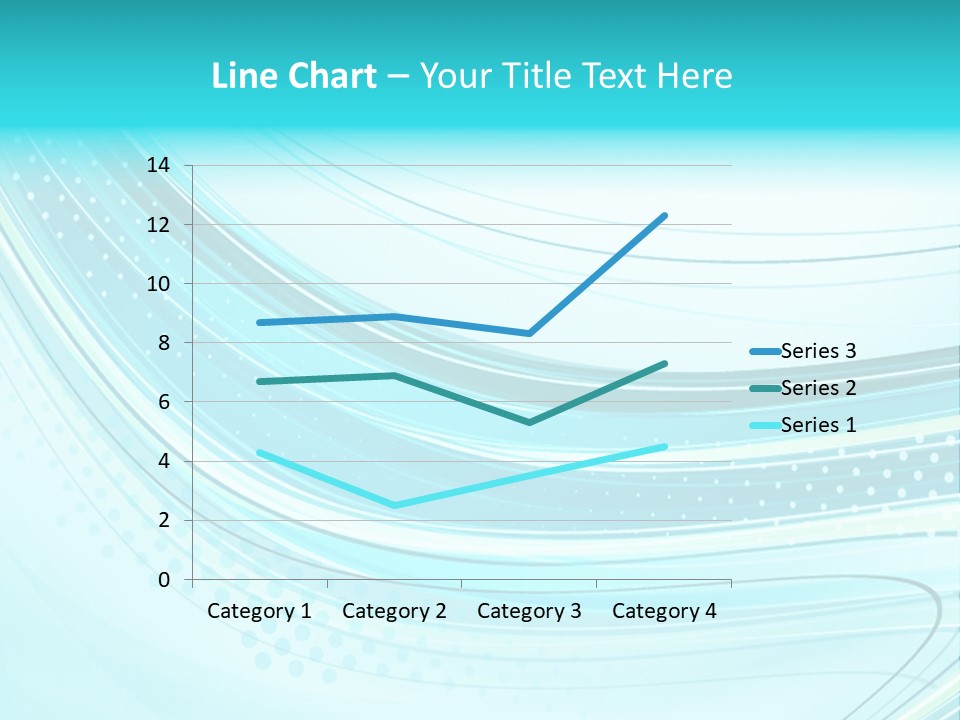 Futuristic Aqua Abstract PowerPoint Template