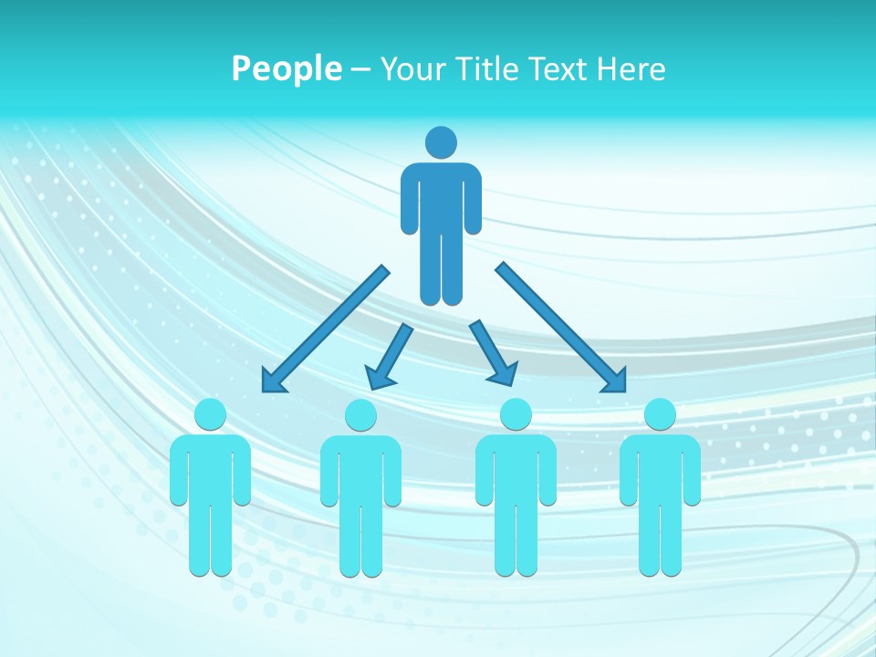 Futuristic Aqua Abstract PowerPoint Template