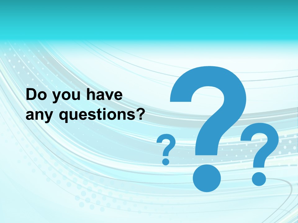 Futuristic Aqua Abstract PowerPoint Template