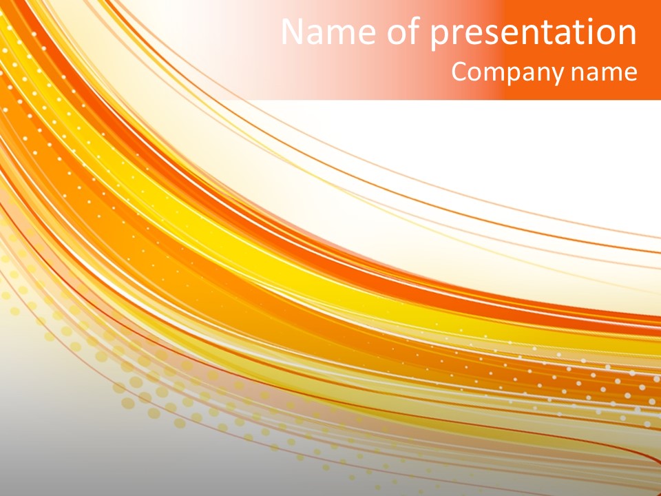 Design Modern Wave PowerPoint Template