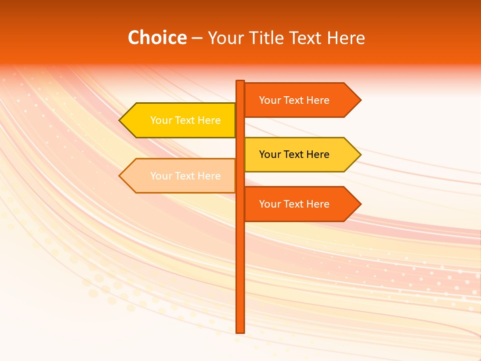 Design Modern Wave PowerPoint Template