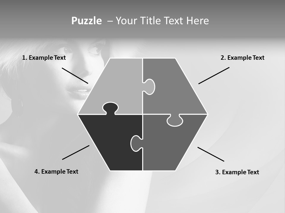 Fur Look Sensuality PowerPoint Template