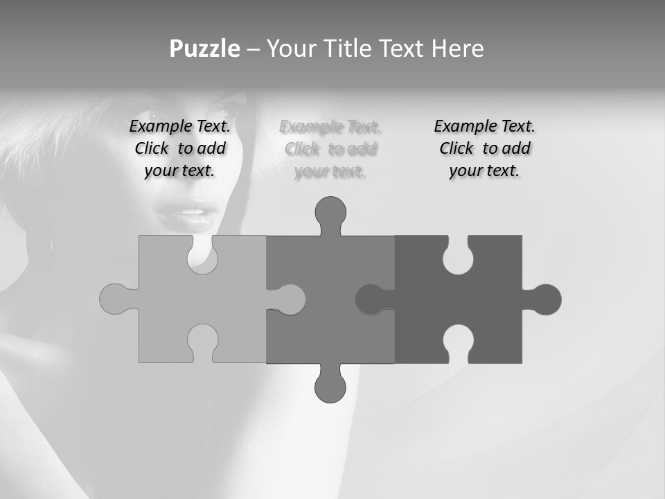 Fur Look Sensuality PowerPoint Template