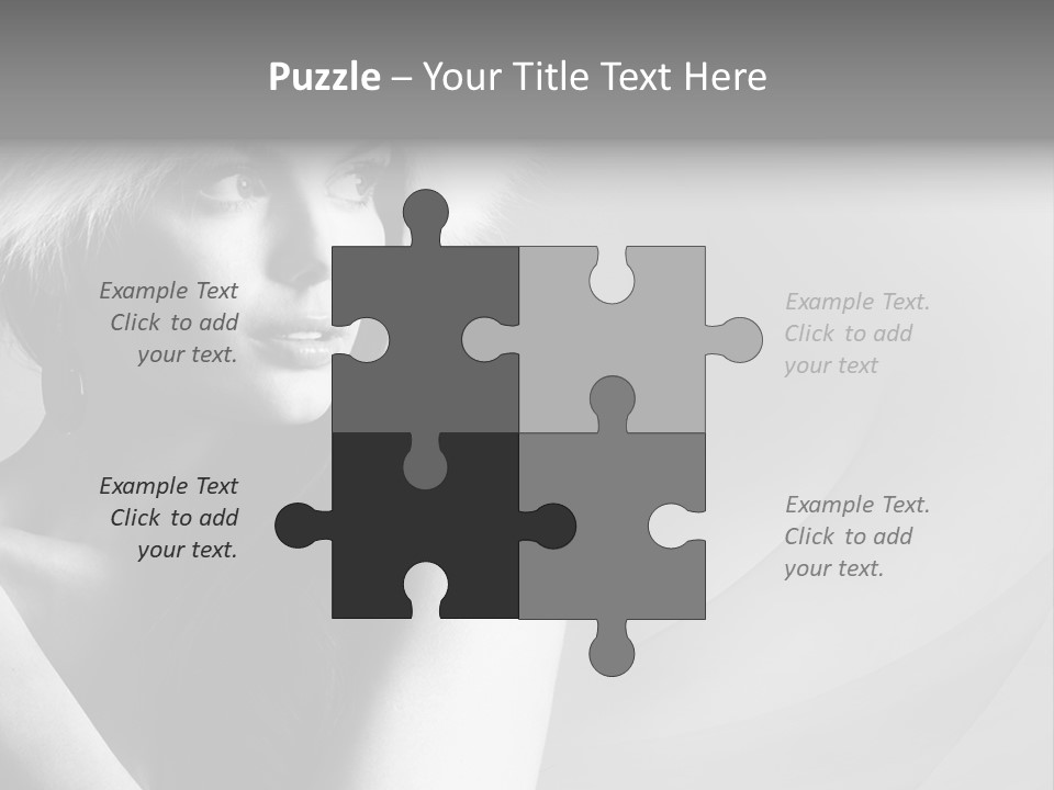 Fur Look Sensuality PowerPoint Template