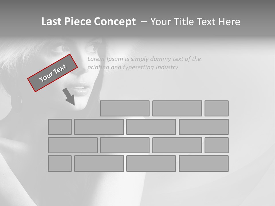 Fur Look Sensuality PowerPoint Template