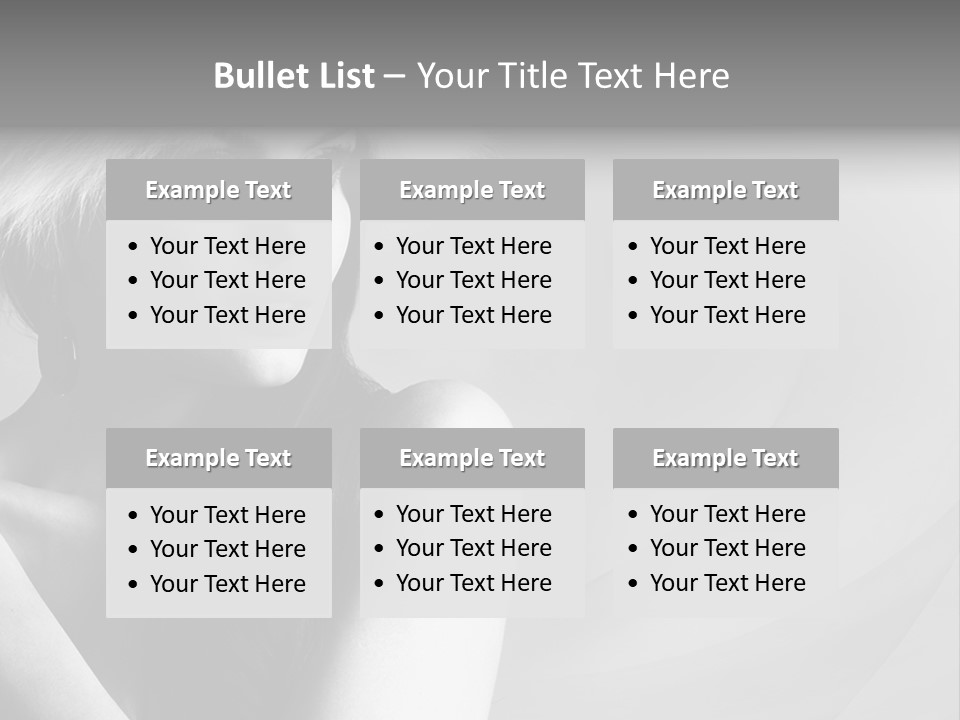 Fur Look Sensuality PowerPoint Template