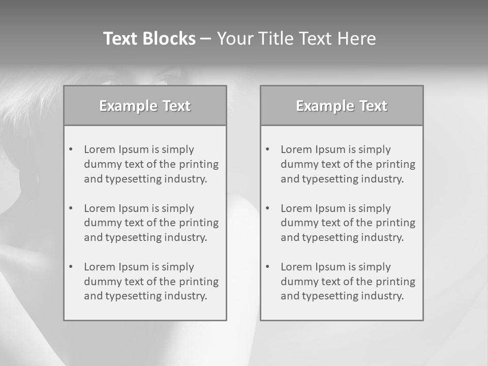 Fur Look Sensuality PowerPoint Template