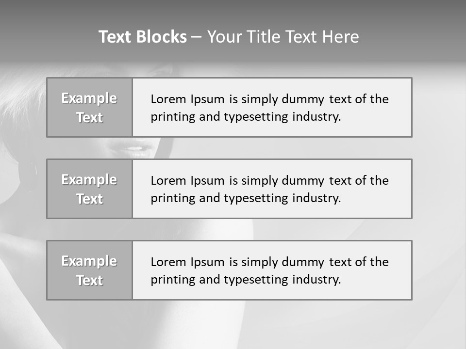 Fur Look Sensuality PowerPoint Template
