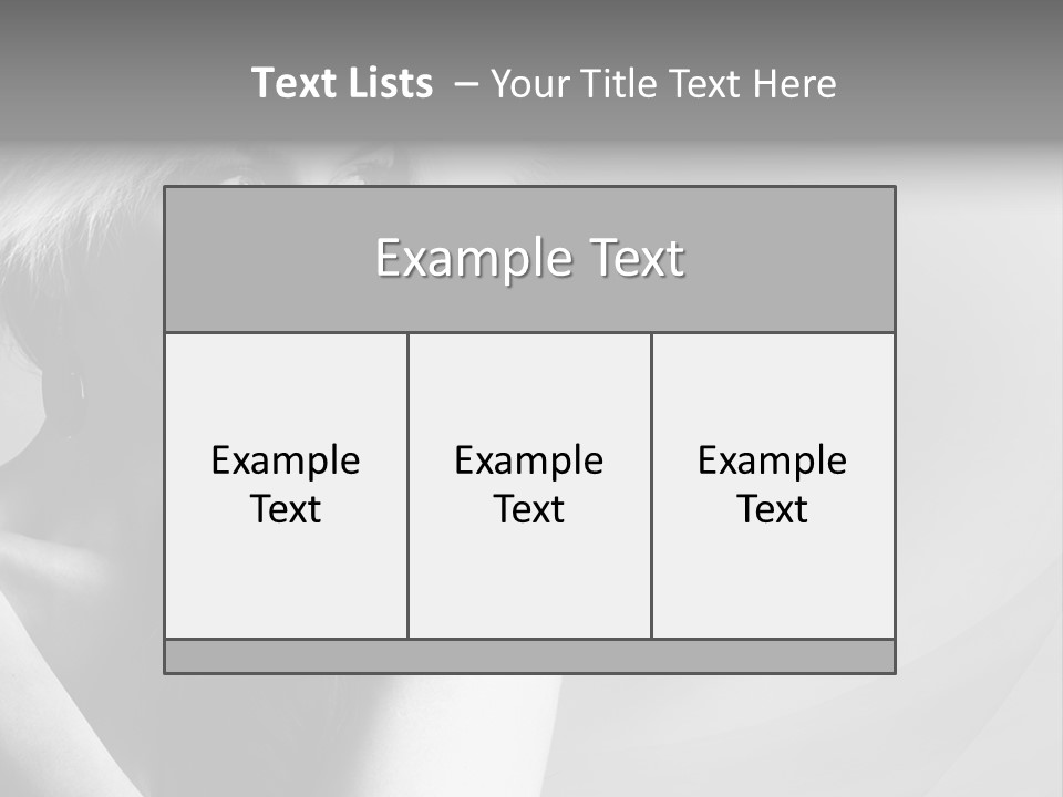Fur Look Sensuality PowerPoint Template