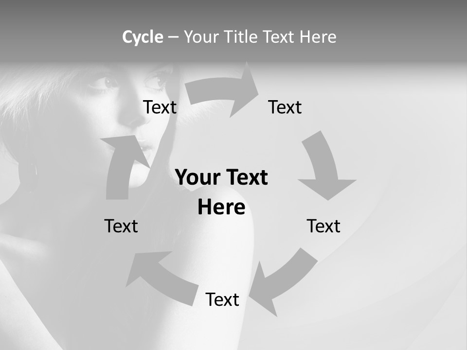 Fur Look Sensuality PowerPoint Template