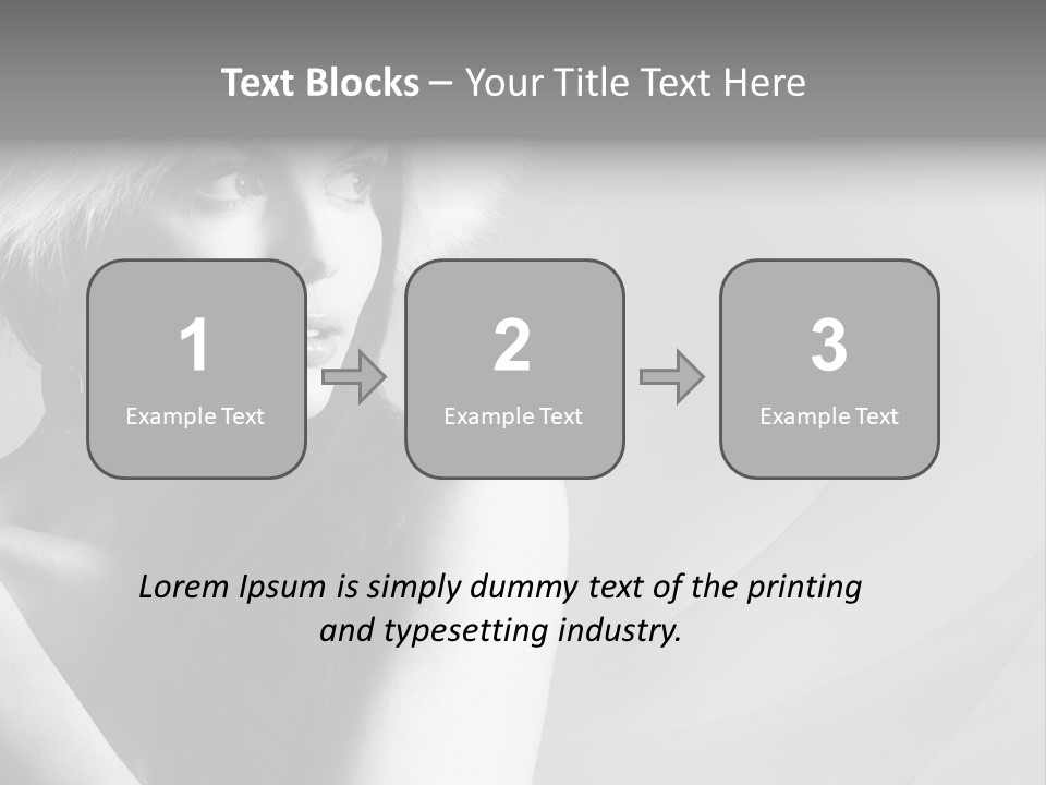 Fur Look Sensuality PowerPoint Template