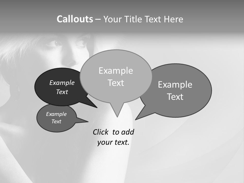 Fur Look Sensuality PowerPoint Template