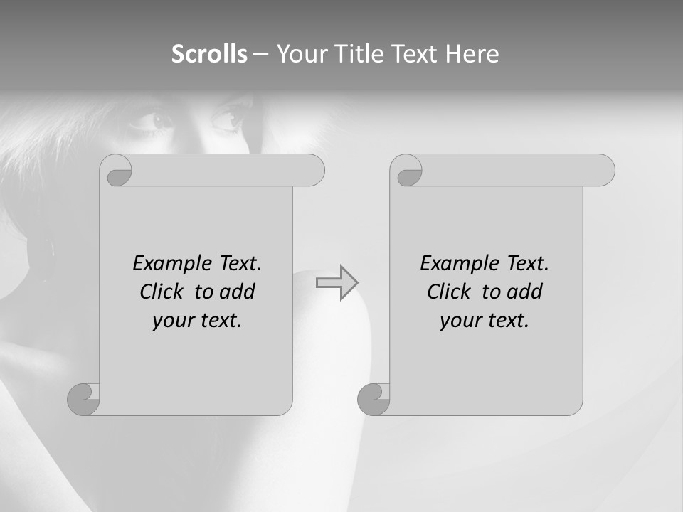 Fur Look Sensuality PowerPoint Template