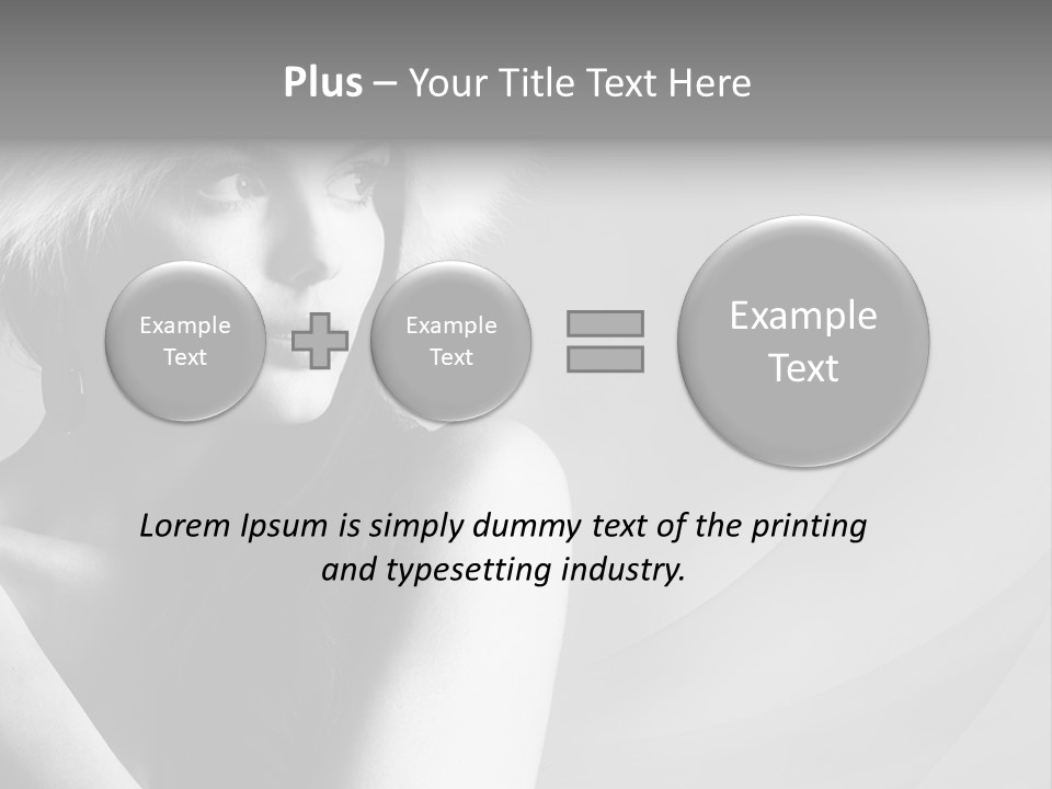 Fur Look Sensuality PowerPoint Template
