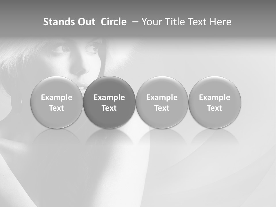 Fur Look Sensuality PowerPoint Template