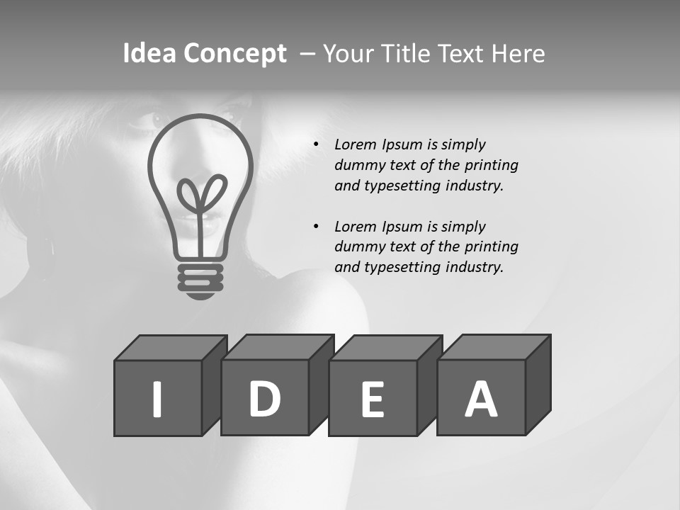 Fur Look Sensuality PowerPoint Template