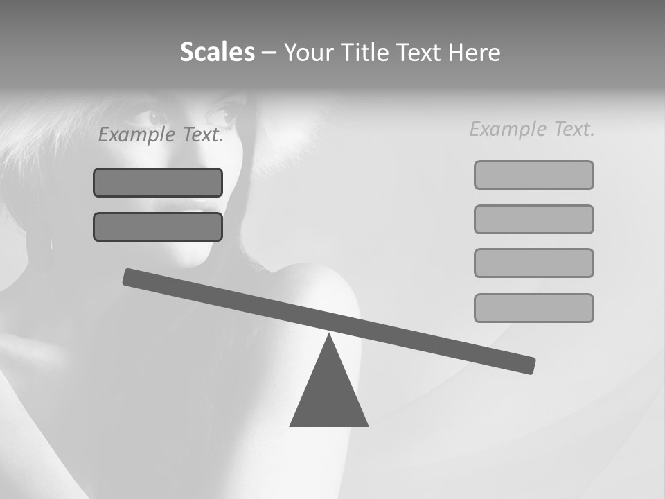 Fur Look Sensuality PowerPoint Template