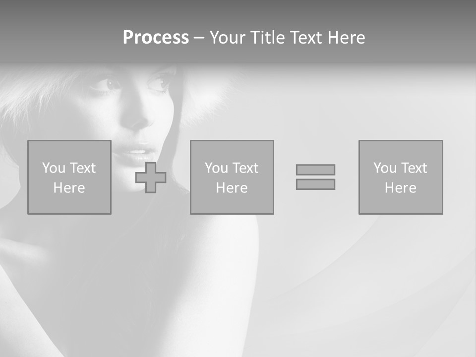 Fur Look Sensuality PowerPoint Template