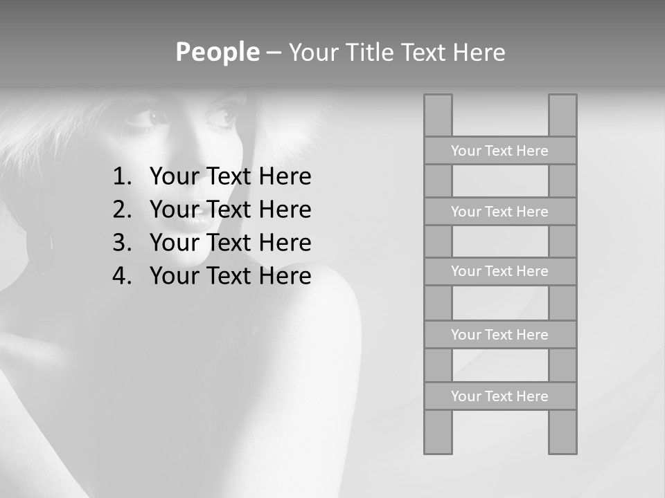 Fur Look Sensuality PowerPoint Template