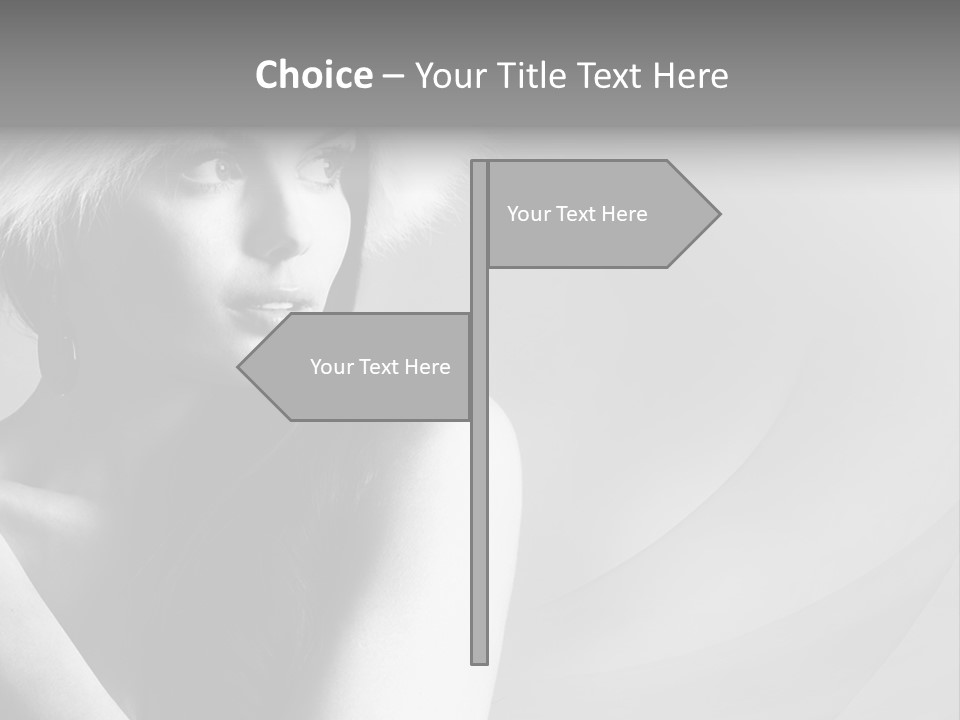 Fur Look Sensuality PowerPoint Template