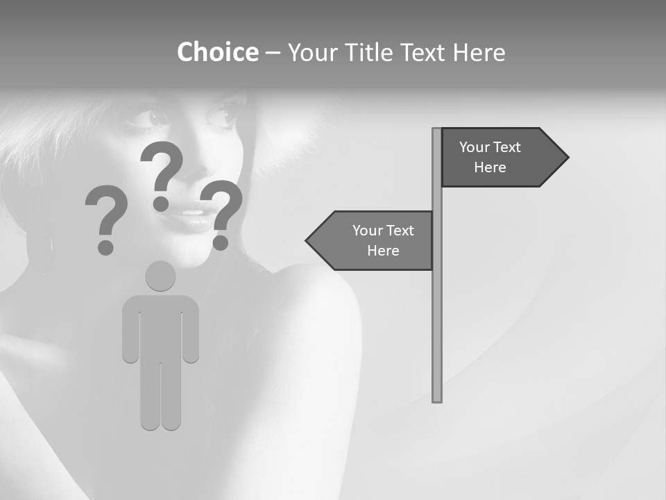 Fur Look Sensuality PowerPoint Template