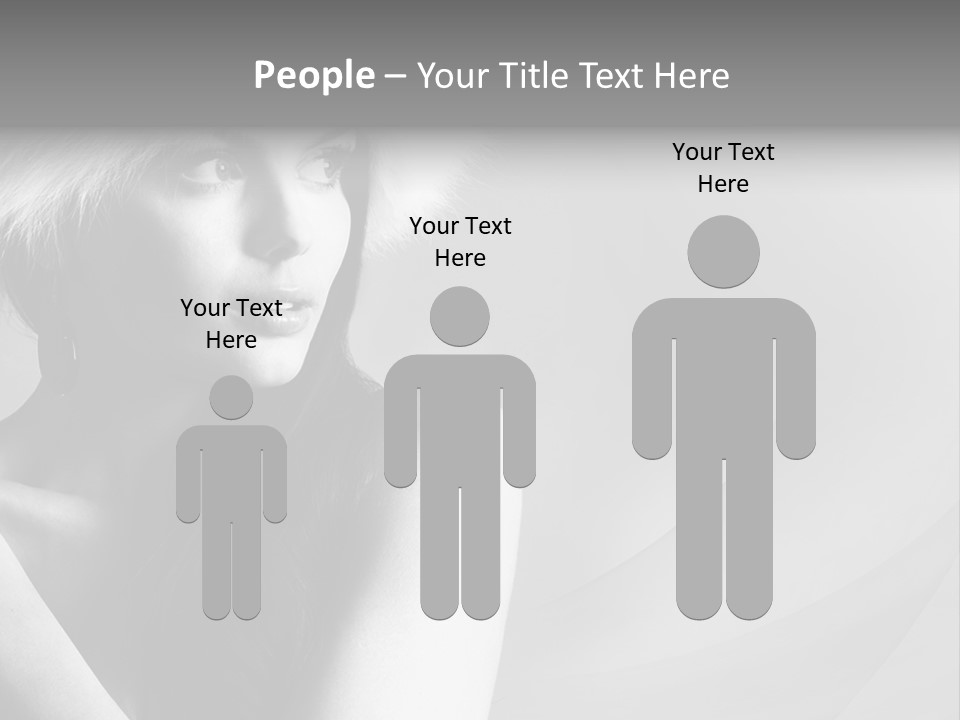 Fur Look Sensuality PowerPoint Template