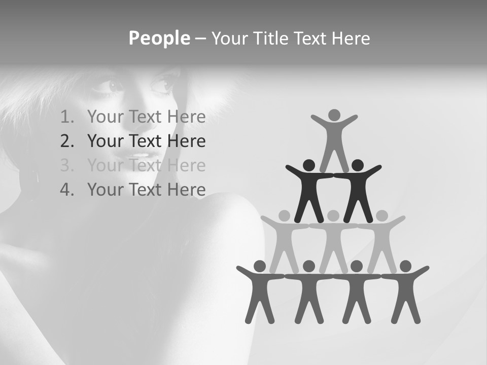 Fur Look Sensuality PowerPoint Template