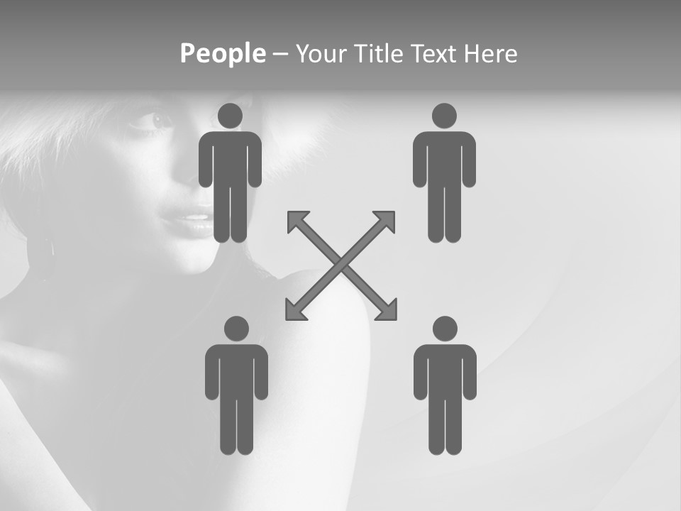 Fur Look Sensuality PowerPoint Template