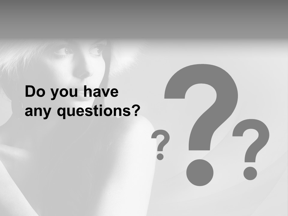 Fur Look Sensuality PowerPoint Template