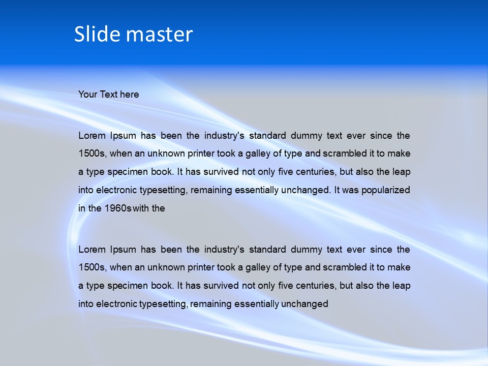 Ornament Light Effect PowerPoint Template