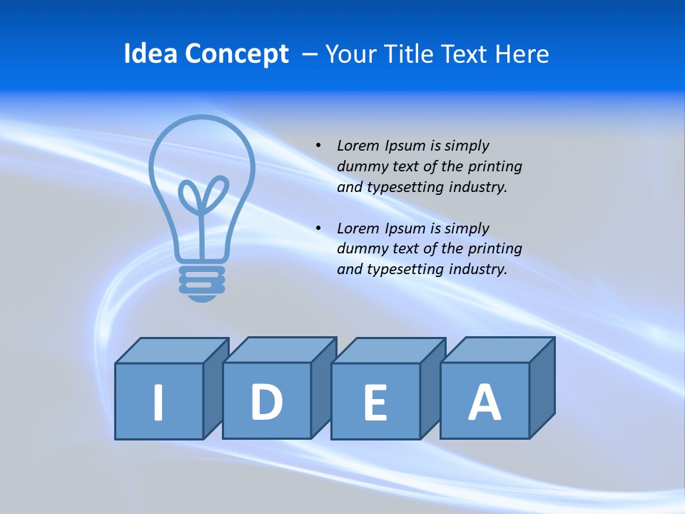 Ornament Light Effect PowerPoint Template